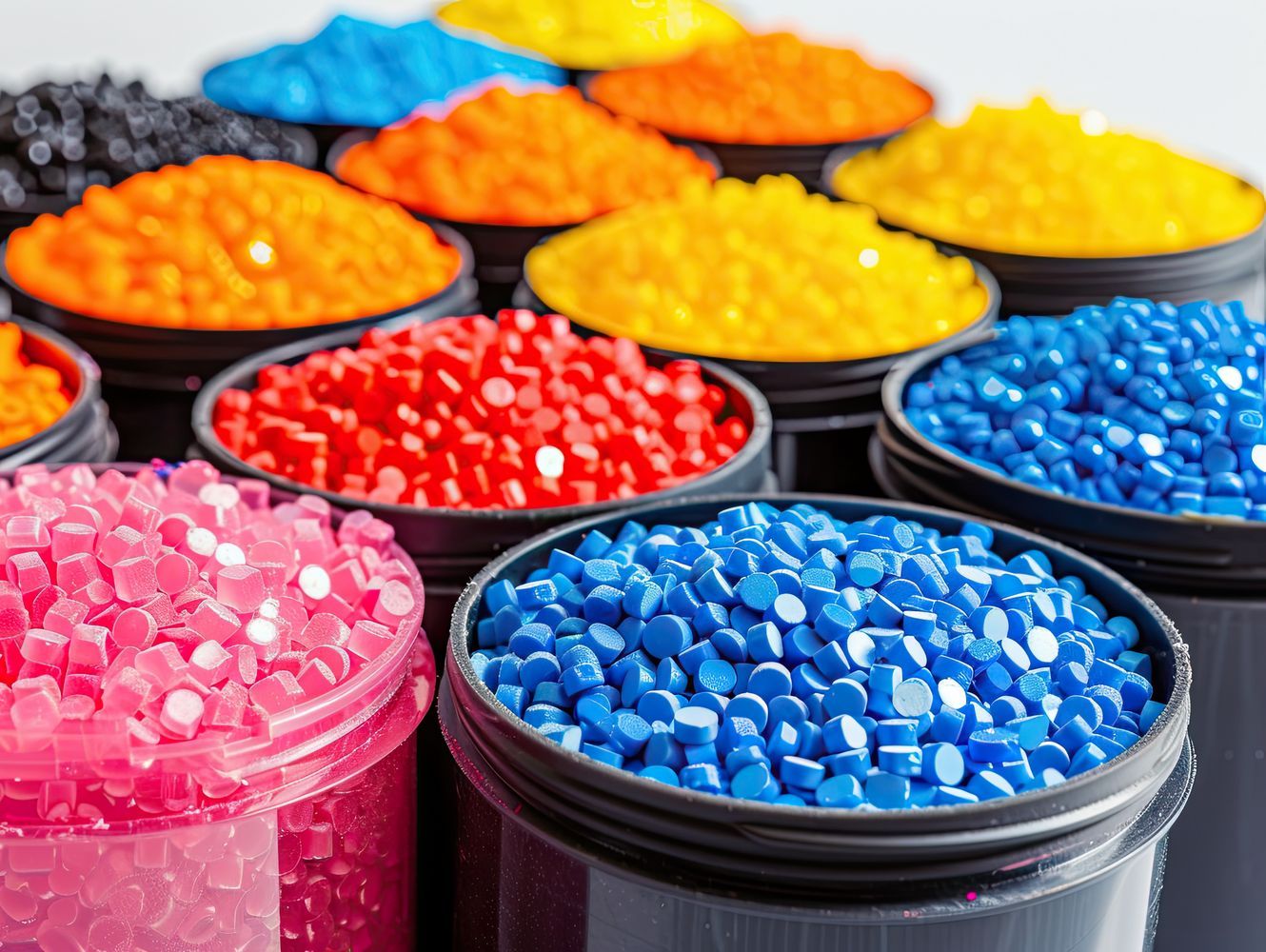 彩色塑膠顆粒